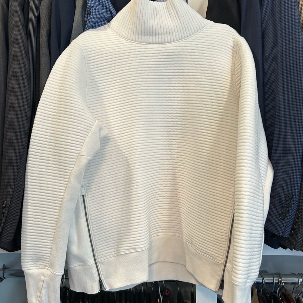All in Motion White Cowl Neck Sweatahirt